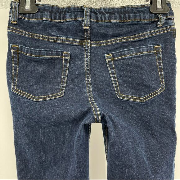 Cat & Jack Girl’s Straight Leg Super Stretch Dark Wash Denim Jeans Size 12 - Picture 11 of 16